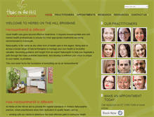 Tablet Screenshot of herbsonthehill.com.au